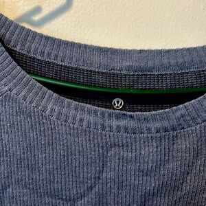 Lululemon Chai Time pullover blurred Grey coal